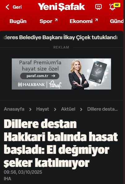 DİLLERE DESTAN HAKKARİ BALI