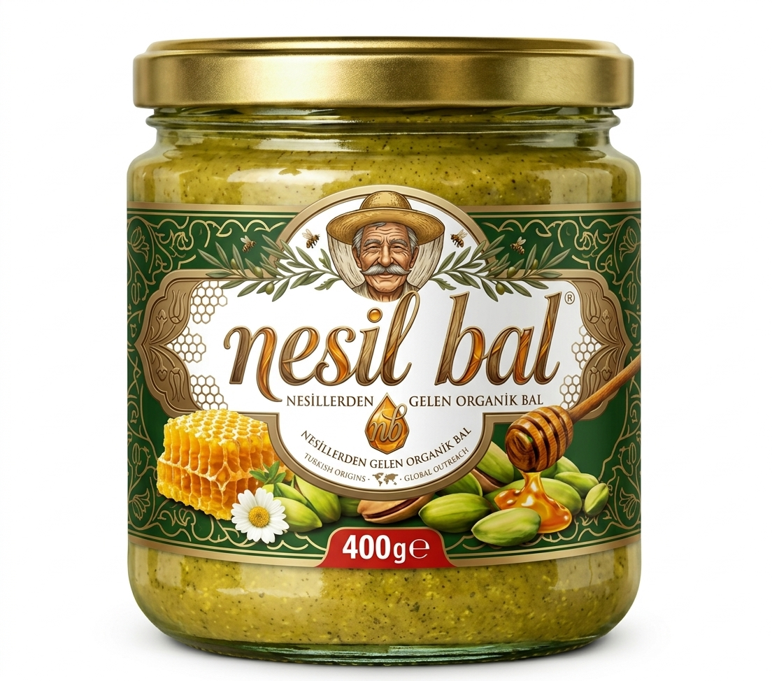 Ballı Antep Fıstığı Ezmesi 400 Gr