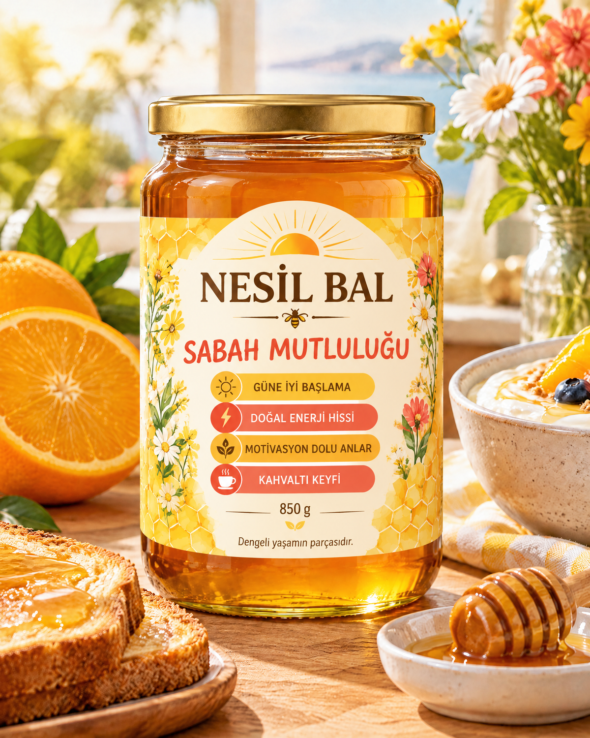 Sabah Mutluluğu Güne İyi Başla 850 Gr