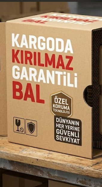 Dağlarda Yetişen Organik Şekersiz Kaya Balı (Yaban Balı)  1 Kg